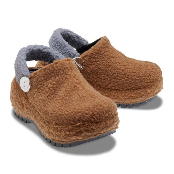 Crocs x Lil Nas X Mega Crush Rare Brown Sherpa Clogs Designer NEW Fast Ship main image 14